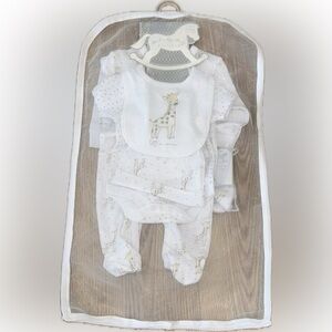 0-3 Months Giraffe Baby Outfit Set for Baby Shower